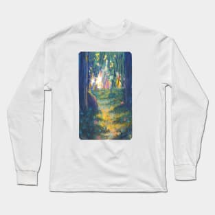 sunlit forest Long Sleeve T-Shirt